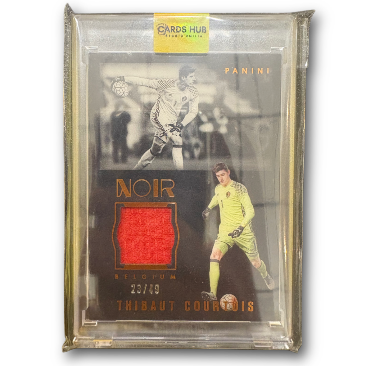 THIBAUT COURTOIS - 2016/17 Panini Noir /49 Player Worn Relic