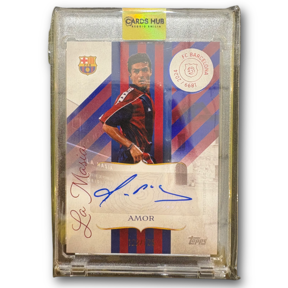 AMOR - Topps FC Barcelona 125 Years Anniversary /125 Auto