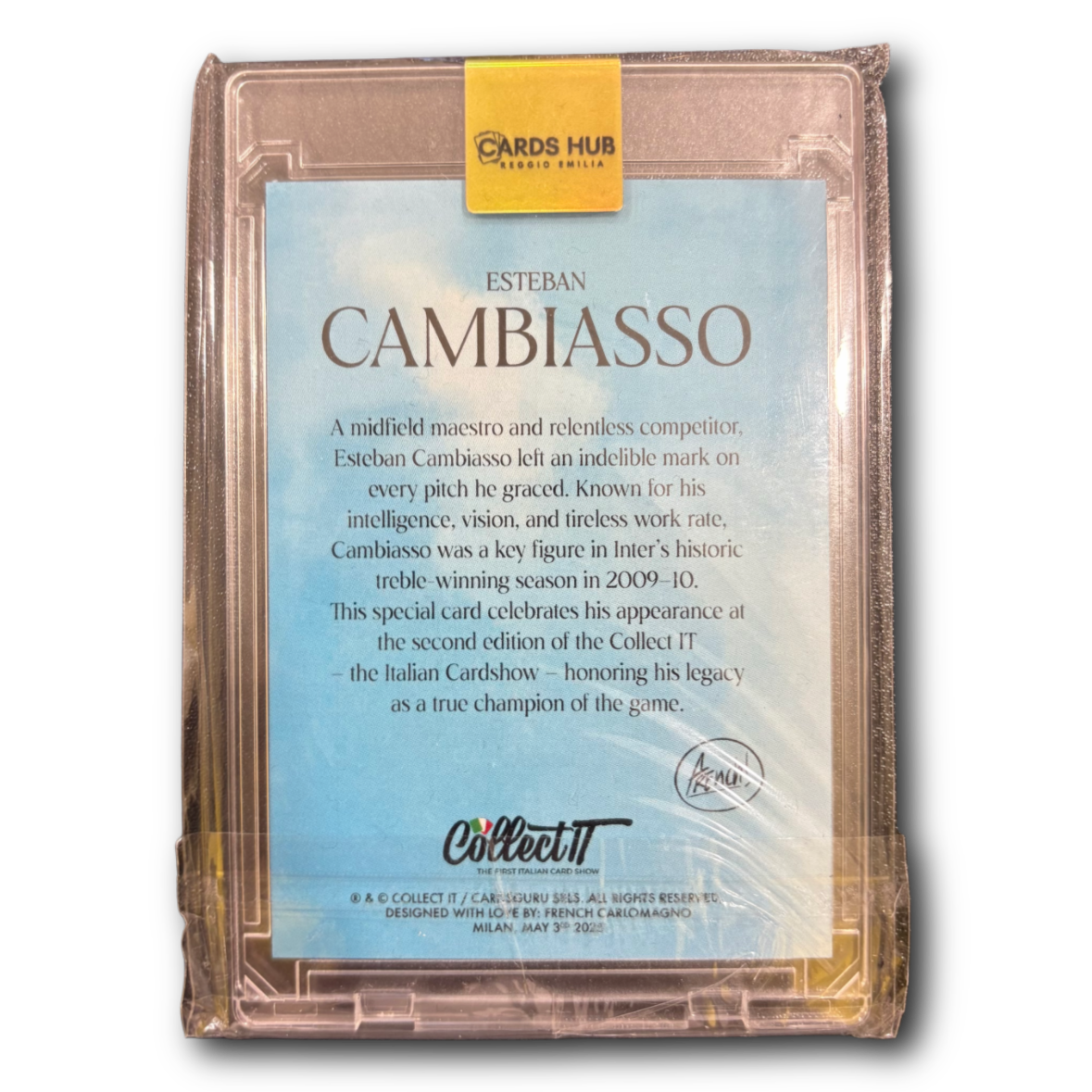 ESTEBAN CAMBIASSO - 2023 Collect IT Inter #19 On-Card Auto / Special Edition