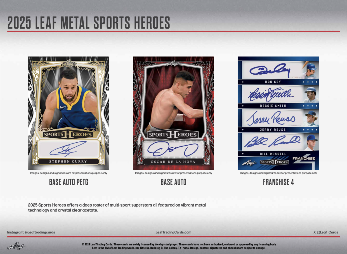 2025 Leaf Metal Sports Heroes Box - LIVE BREAKING