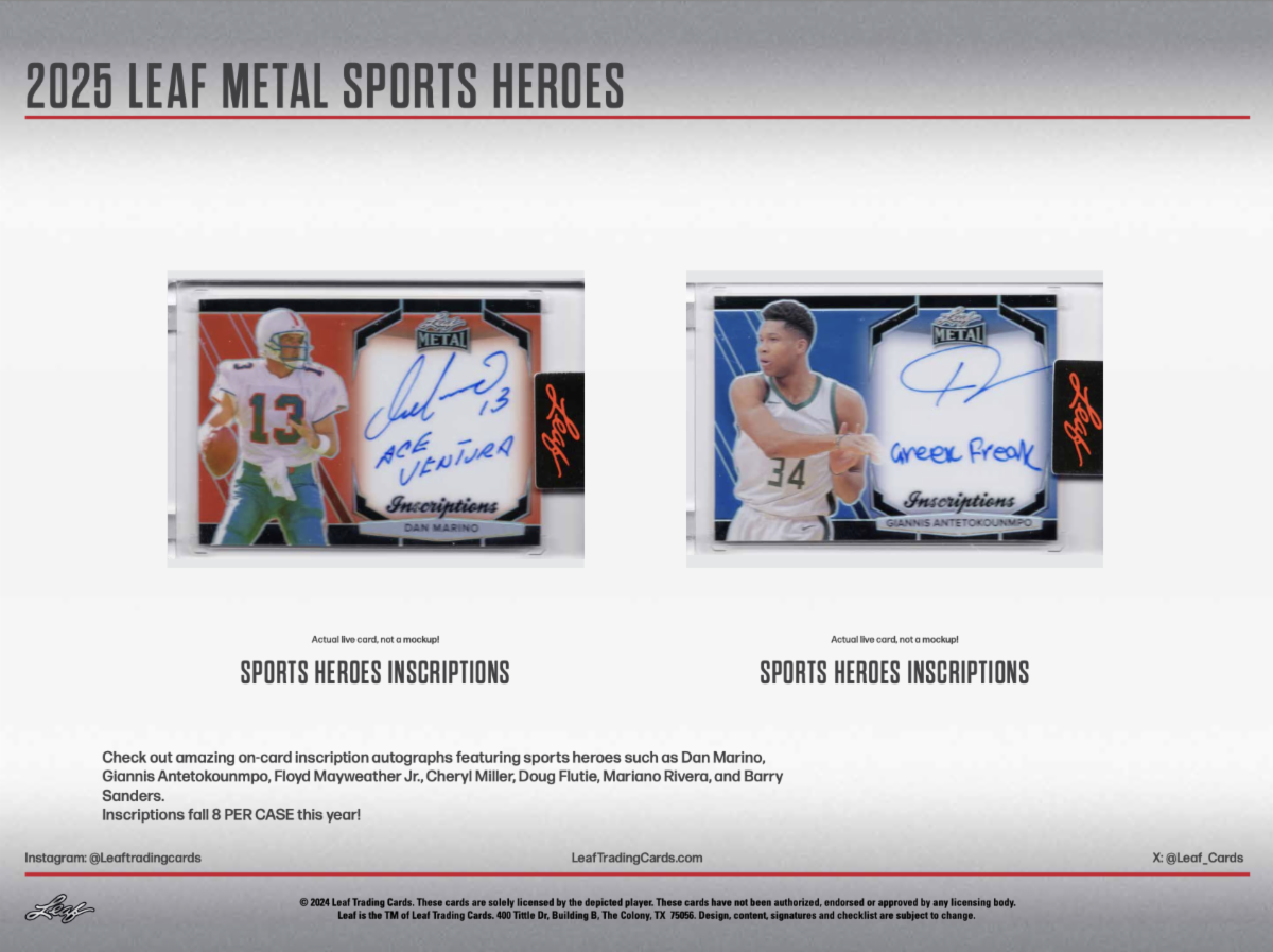 2025 Leaf Metal Sports Heroes Box - LIVE BREAKING