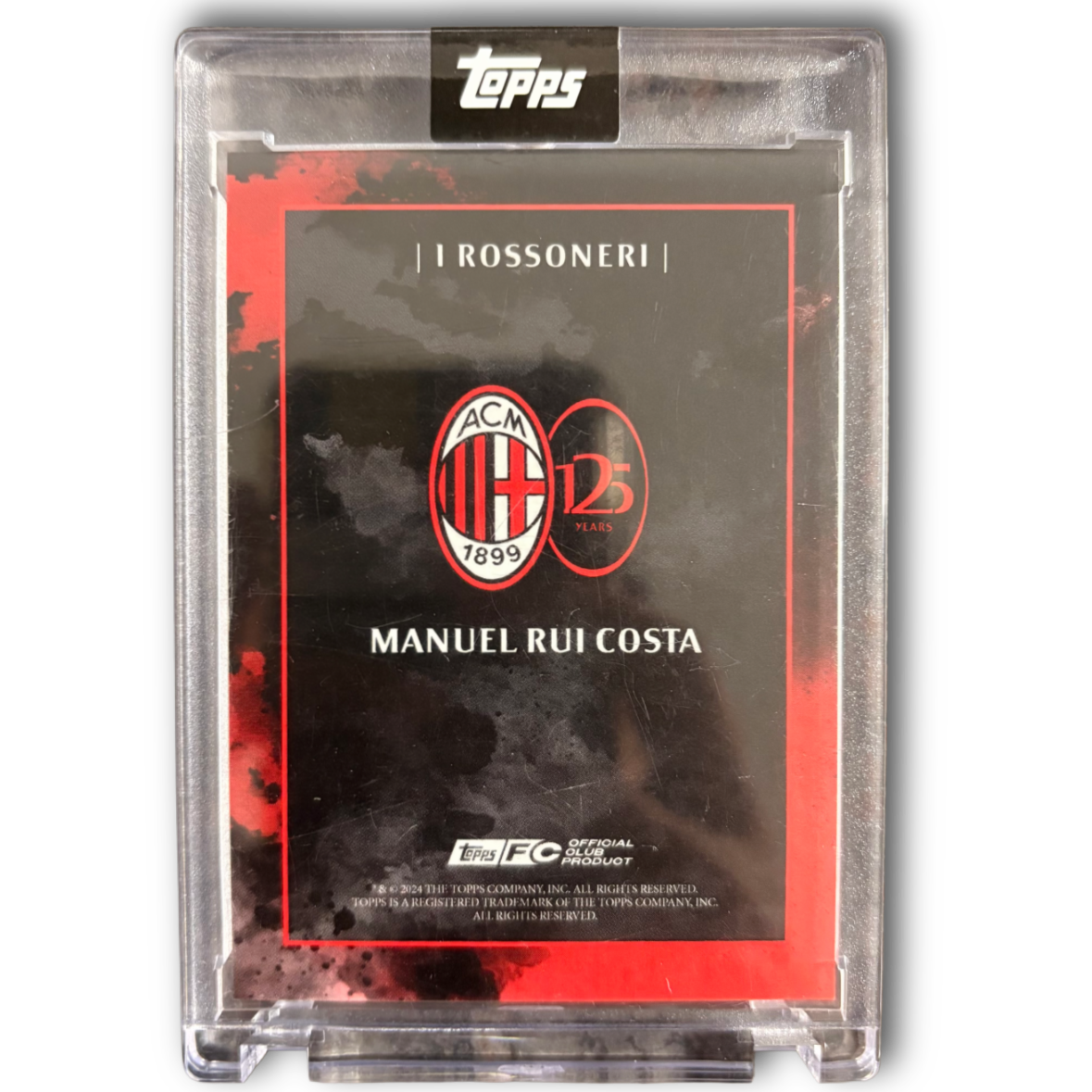 RUI COSTA - Topps AC Milan 125th Anniversary 1/1