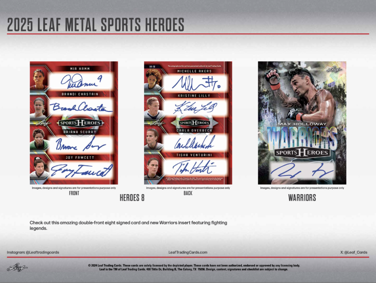 2025 Leaf Metal Sports Heroes Box - LIVE BREAKING