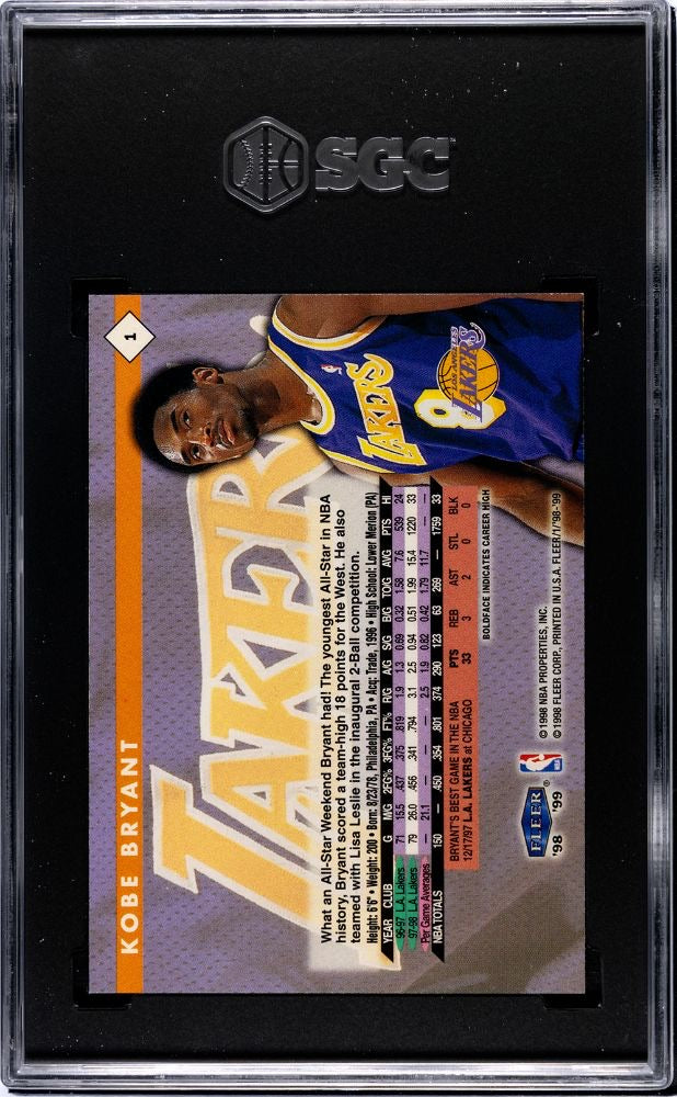 KOBE BRYANT – 1998/99 Fleer Tradition - w/Jordan