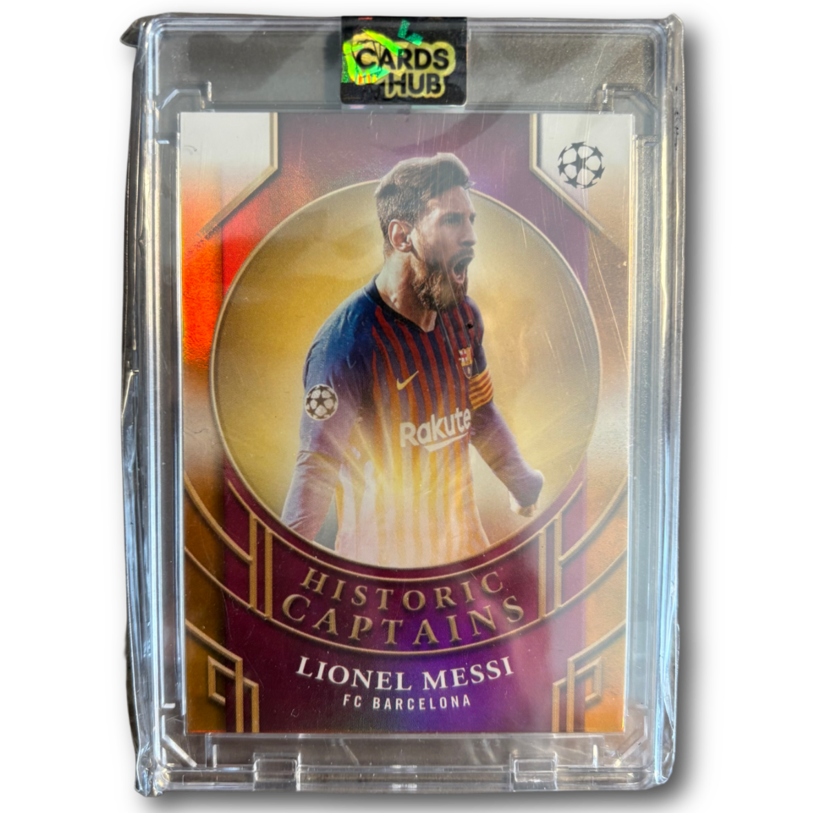 MESSI - 2024/25 Topps Chrome UCC /25 Historic Captains SP