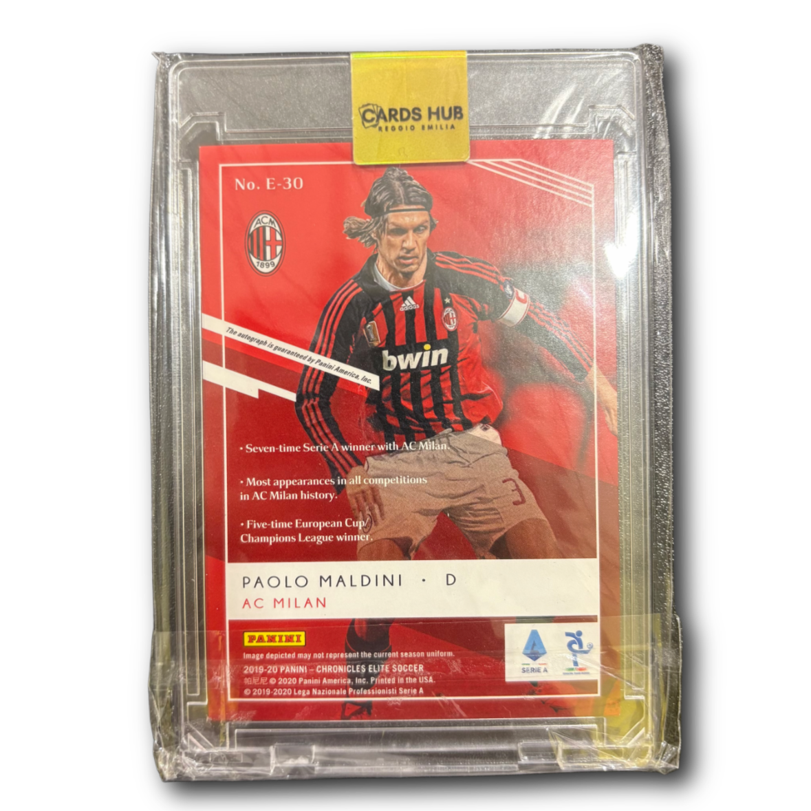 PAOLO MALDINI - 2019/20 Panini Chronicles Elite AC Milan Auto / Serie A Legend