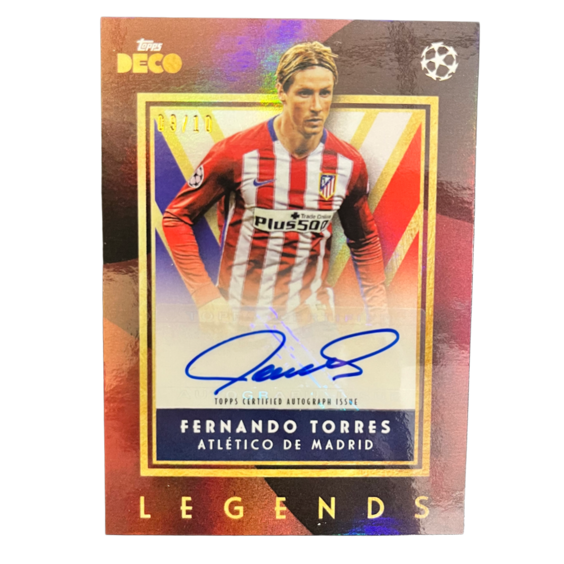 FERNANDO TORRES - 2023 Topps DECO Auto /10