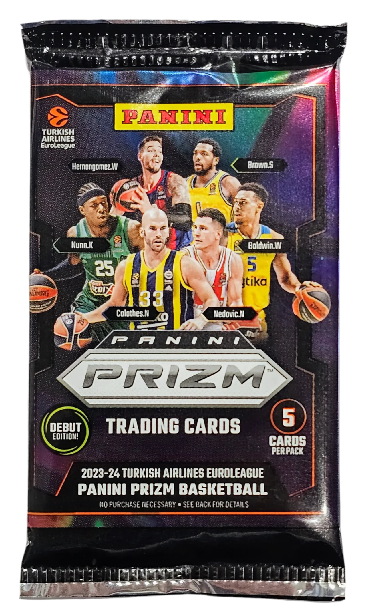 2023/24 Panini Prizm Turkish Airlines EuroLeague Basketball Hobby Pack