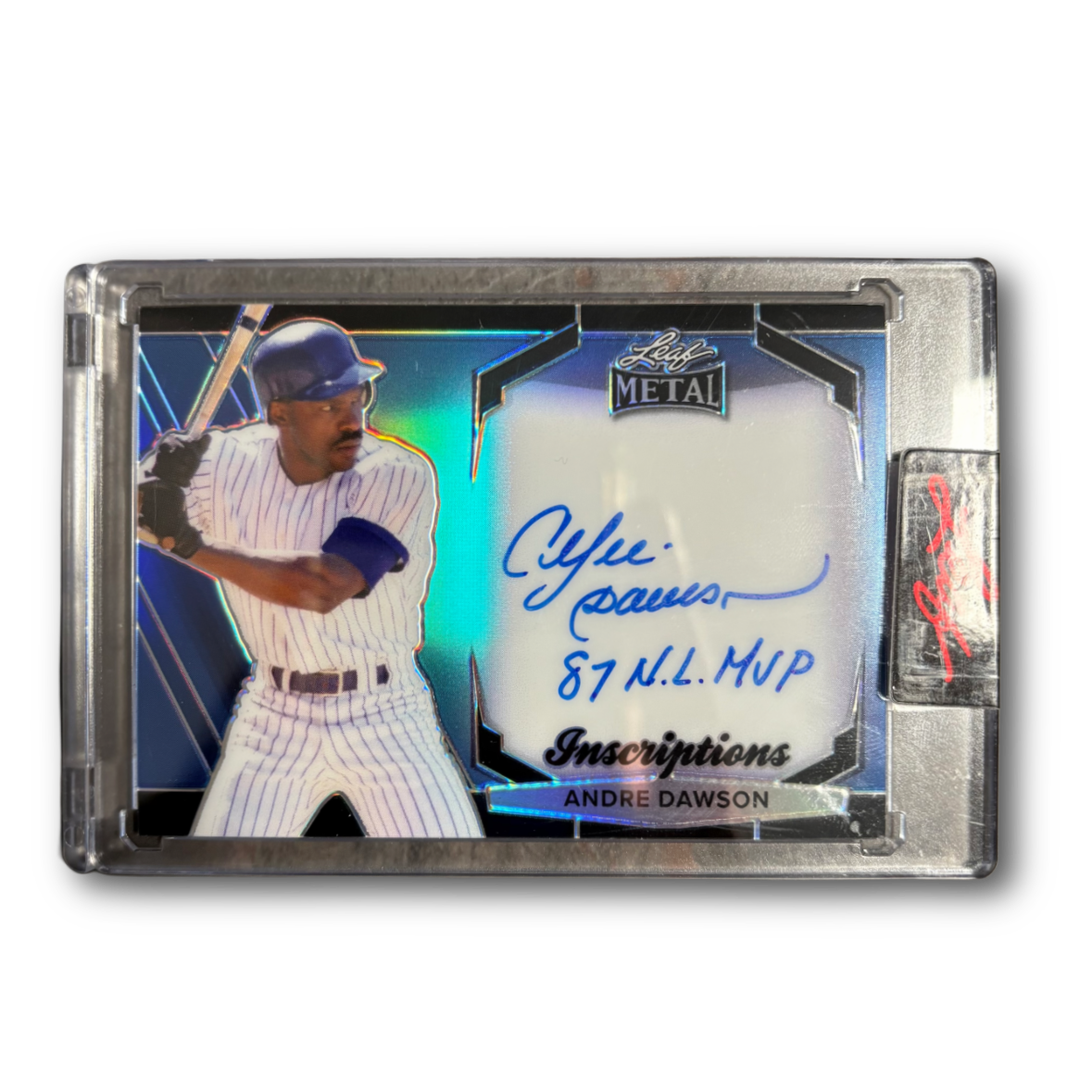 ANDRE DAWSON - 2025 Leaf Metal Sports Heroes /100 Inscriptions Auto