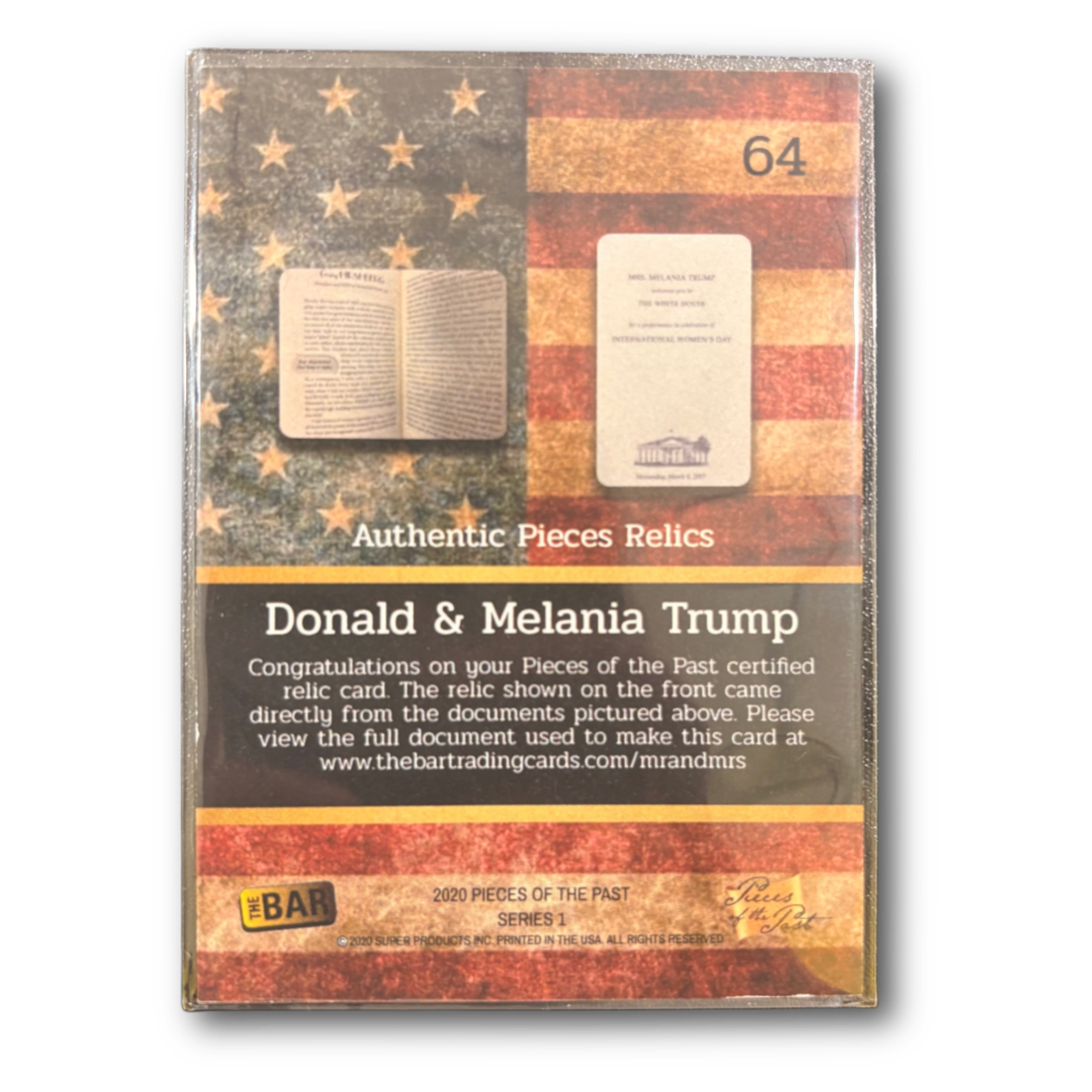 TRUMP - 2020 Pieces Of The Past Double Relic