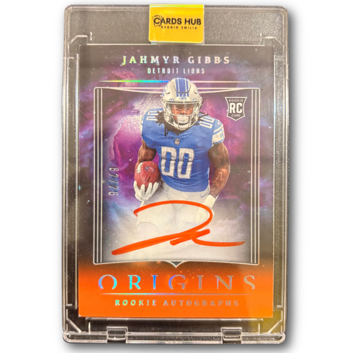 JAHMYR GIBBS - 2023 Panini Origins /75 Auto RC