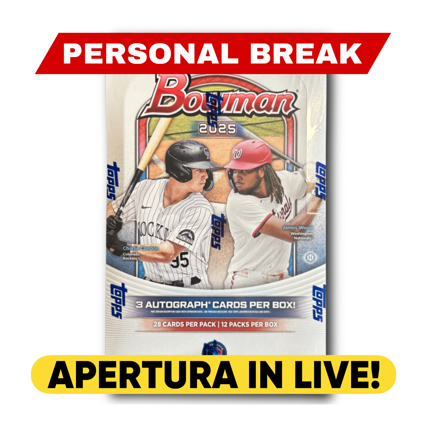 2025 Bowman Baseball Jumbo Box - LIVE BREAKING