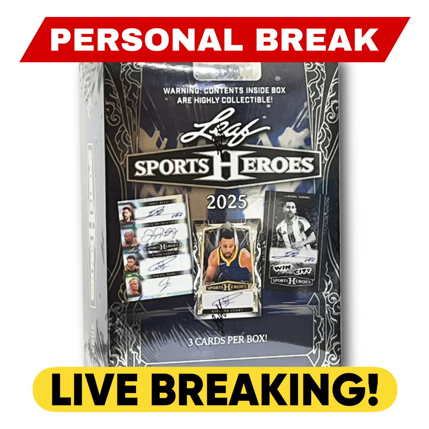 2025 Leaf Metal Sports Heroes Box - LIVE BREAKING