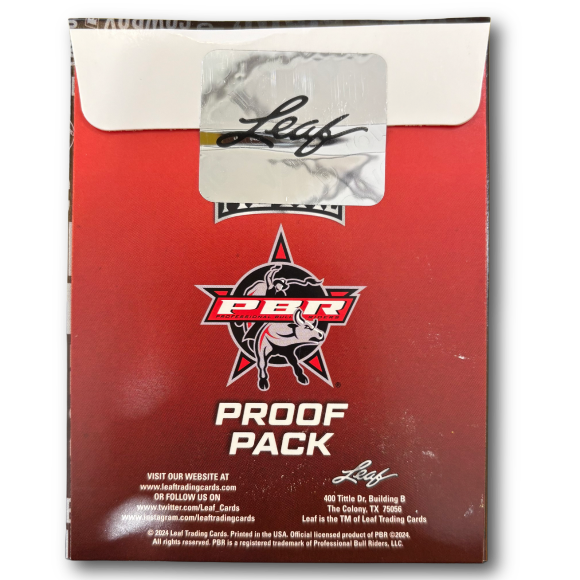 2024 Leaf Metal Professional Bull Riders Proof Pack 1/1