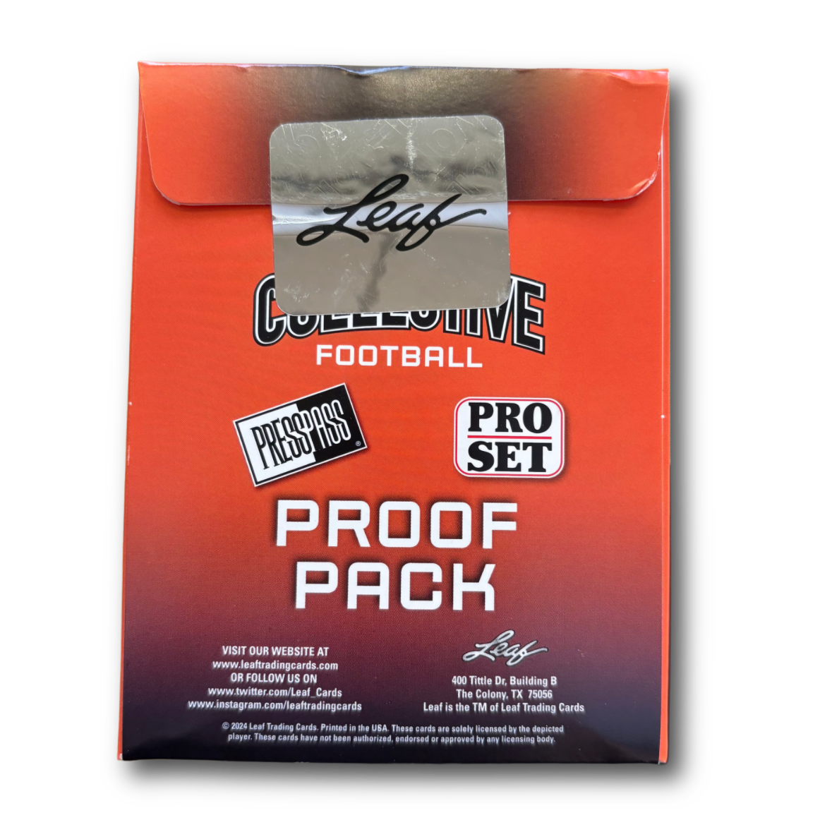 2024 Leaf Metal Collective Football Proof Pack 1/1