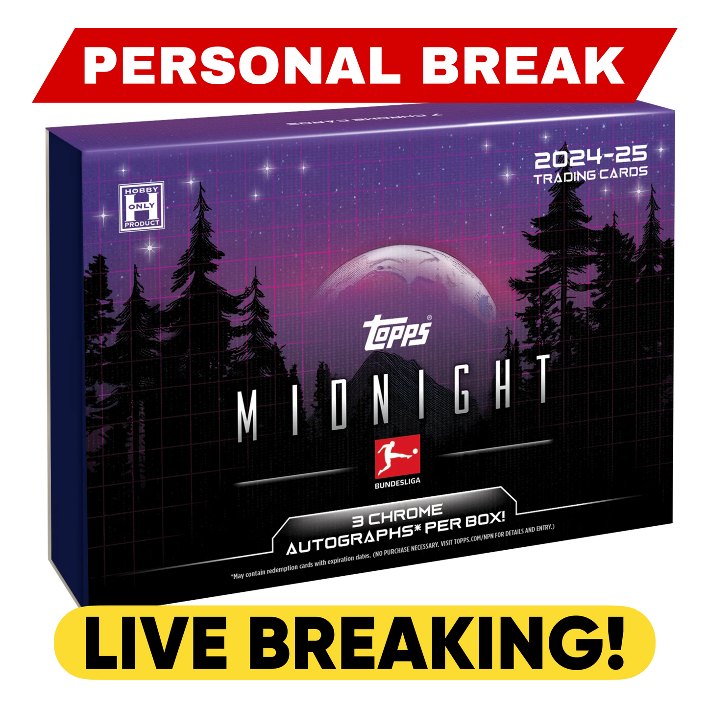 2024/25 Topps Midnight Bundesliga Hobby Box - LIVE BREAKING