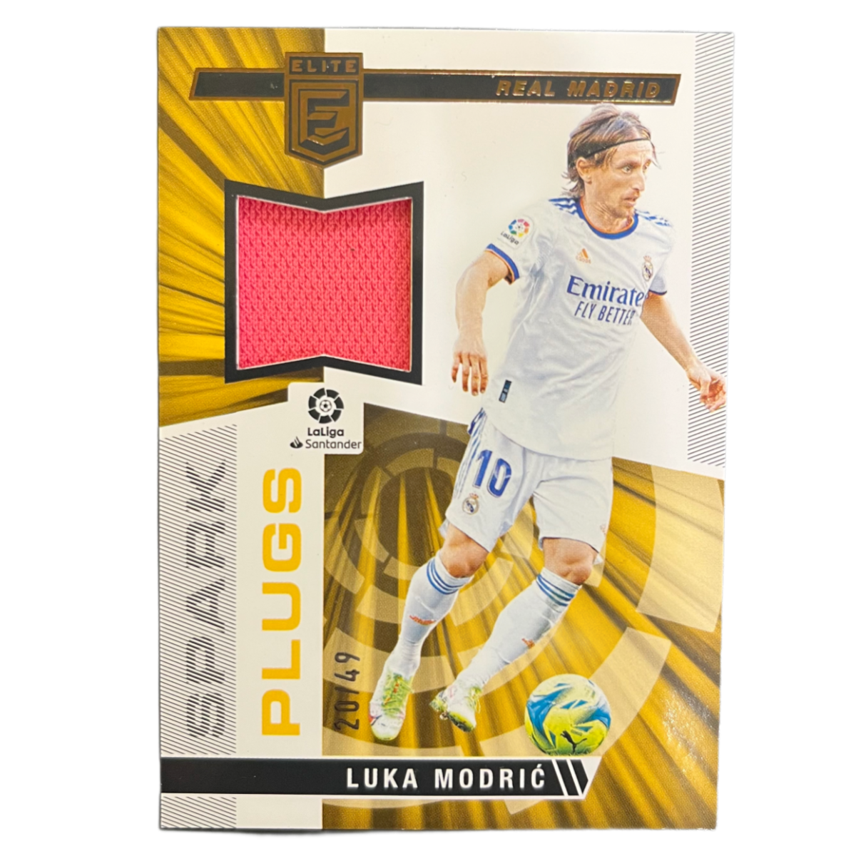 Luka Modric - 2021/22 Panini Donruss Élite LaLiga /49 Patch Relic