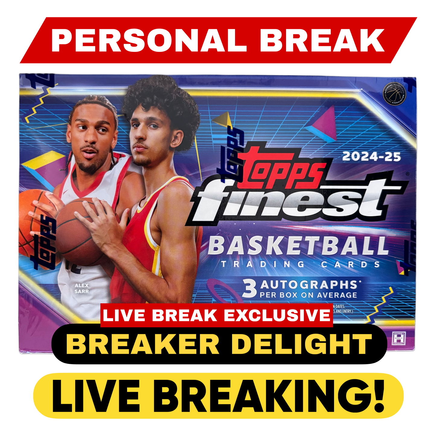 2024/25 Topps Finest Basketball Breaker Delight - LIVE BREAKING (PRE-ORDER)