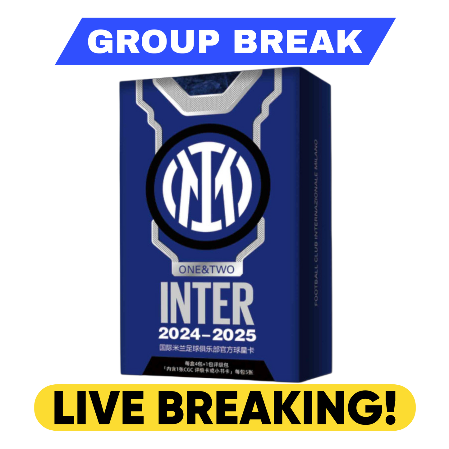 2024/25 Daka FC Inter One & Two Hobby Box - Random Card - LIVE BREAKING (25/08/2025)