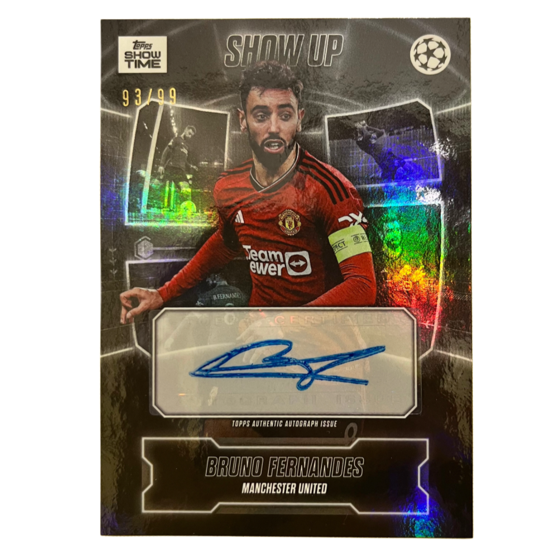 BRUNO FERNANDES - 2023/24 Topps Show Time Auto /99