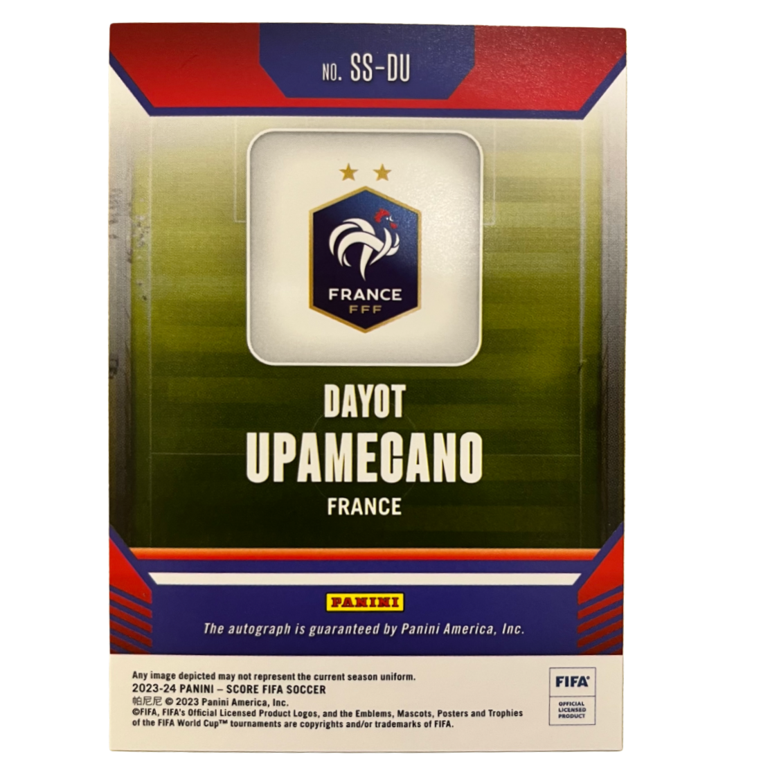 DAYOT UPAMECANO - 2023/24 Panini Score FIFA Auto /199