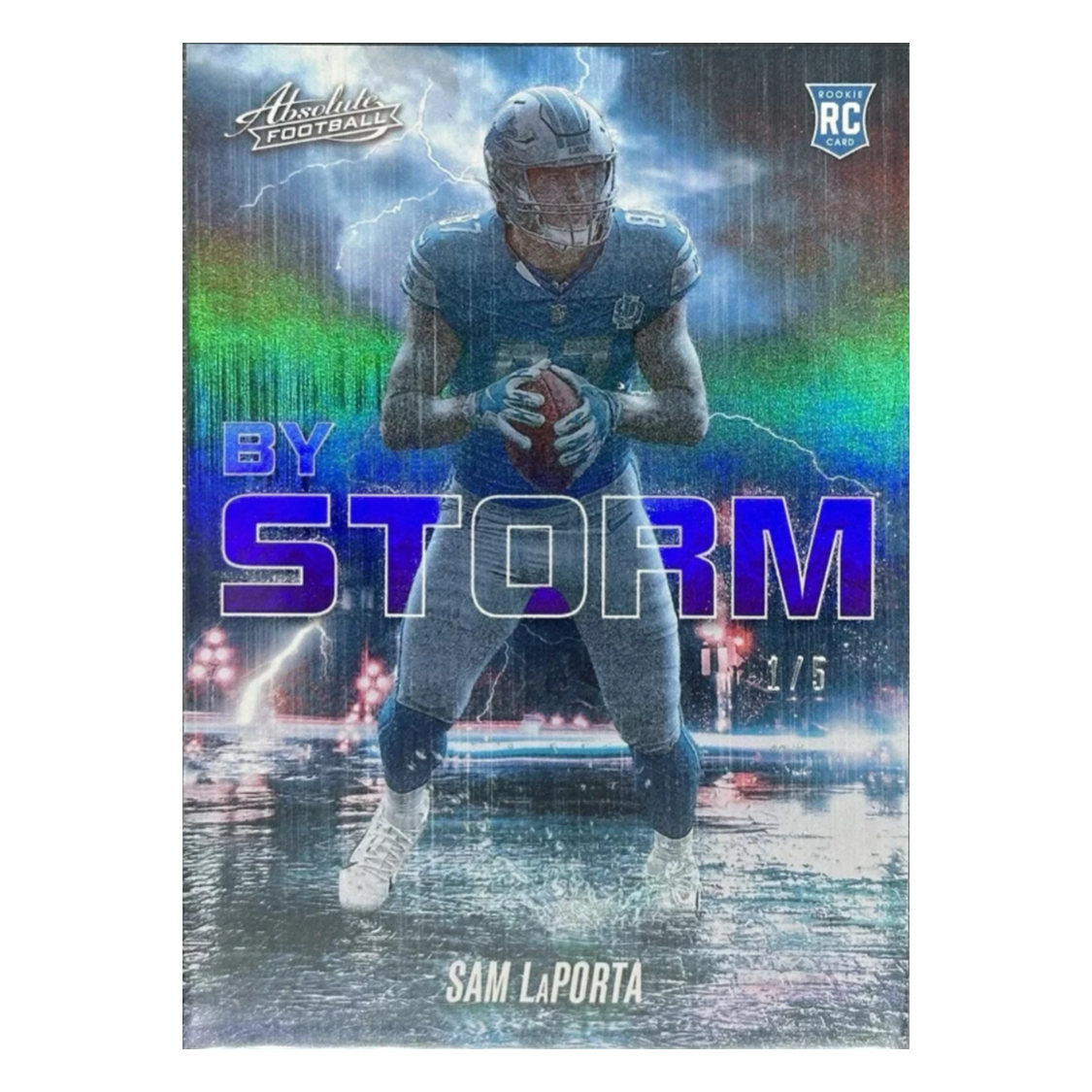 Sam LaPorta - 2023 Panini Absolute By Storm Purple /5 RC