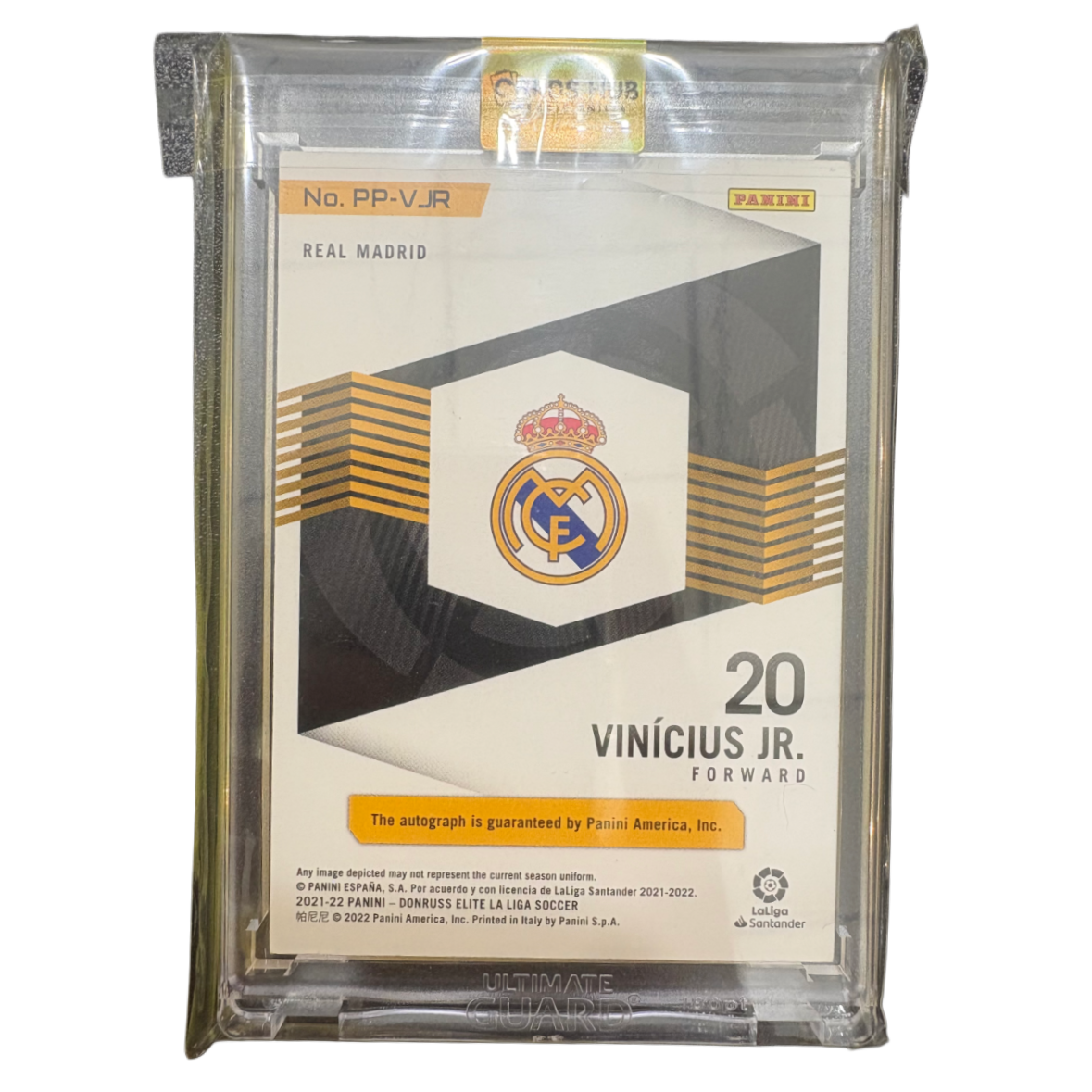 VINICIUS JR - 2021/22 Panini Donruss Elite /139 Auto