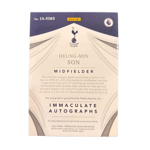 SON - 2021 Panini Immaculate /99 Auto
