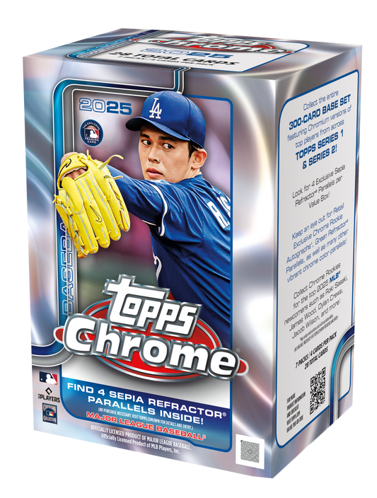 2025 Topps Chrome Baseball Value Box