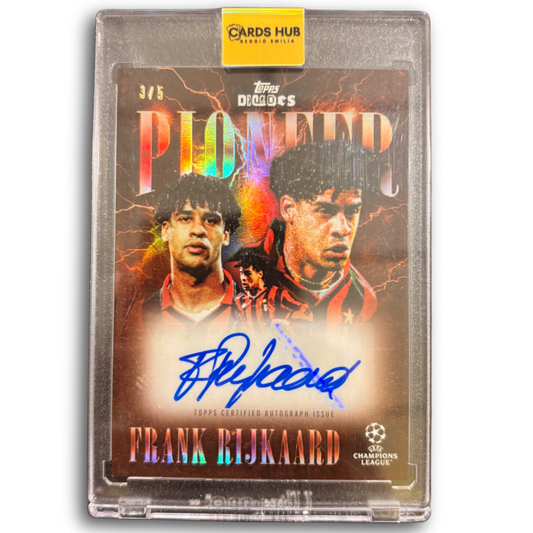 RIJKAARD - 2024/25 Topps UCC Decades /5 Auto