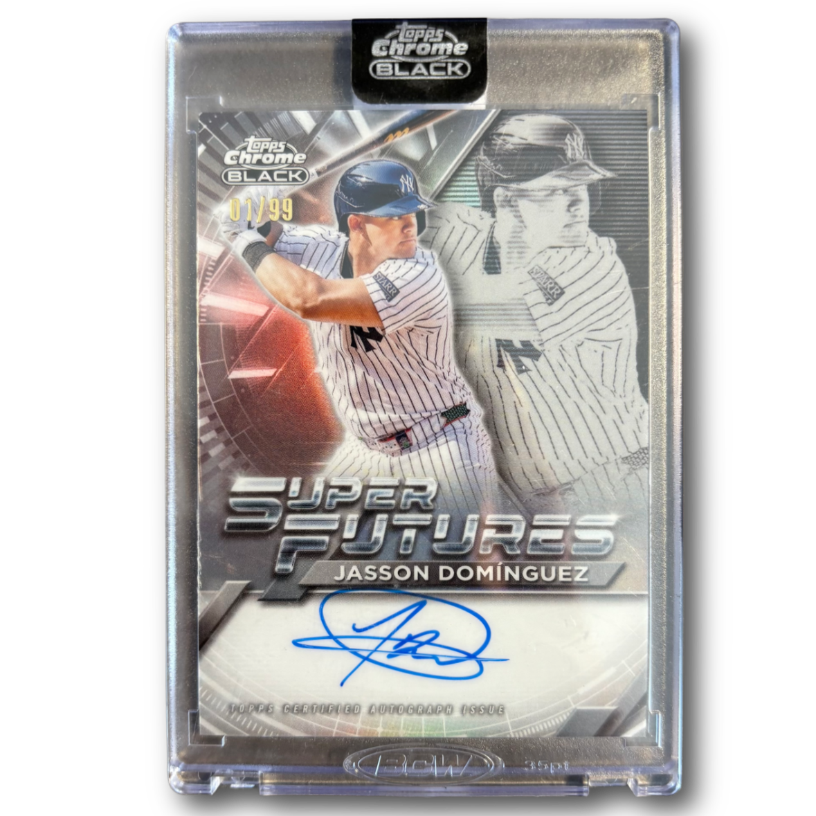 JASSON DOMINGUEZ - 2025 Topps Chrome Black Auto /99