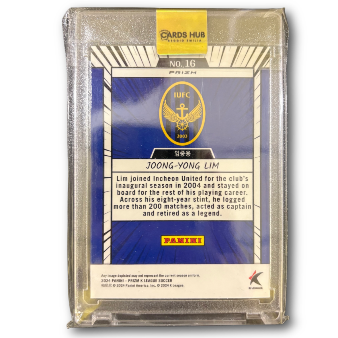 JOONG YONG LIM - 2024 Prizm K-League Manga (Case Hit)