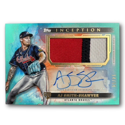 AJ SMITH-SHAWVER - 2024 Topps Inception RPA /50