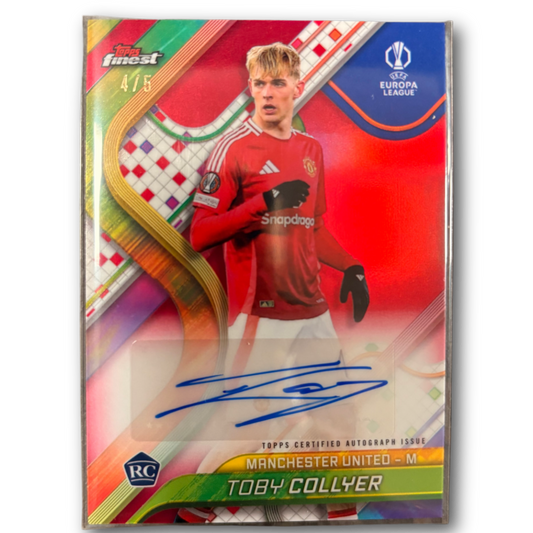 COLLYER - 2024/25 Topps Finest UCC /5 Auto RC
