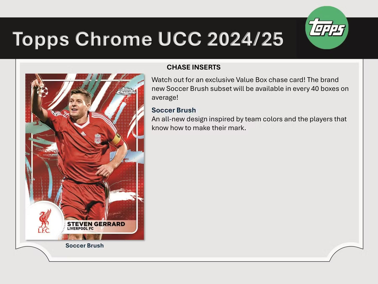 2024/25 Topps Chrome UCC Hobby Box