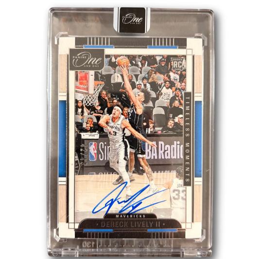LIVELY - 2023/24 Panini One Timeless Moments /49 Auto RC