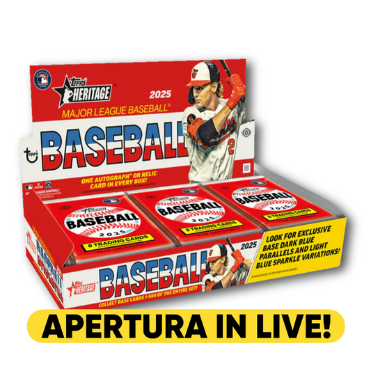 2025 Topps Heritage Baseball Hobby Box - Random Pack - LIVE BREAKING (09/05/2025)