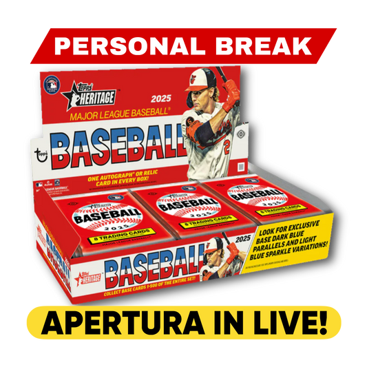 2025 Topps Heritage Baseball Hobby Box - LIVE BREAKING