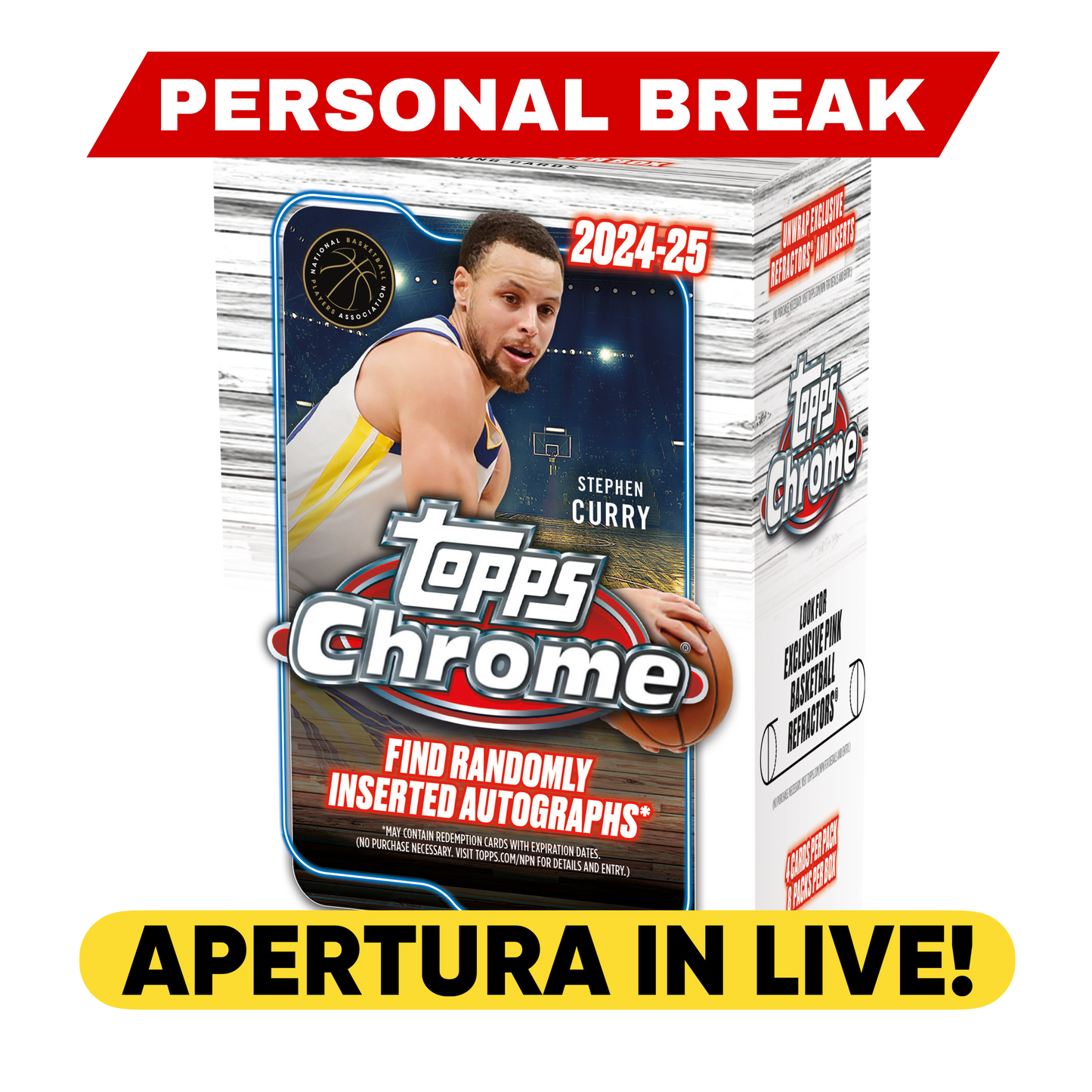 2024/25 Topps Chrome Basketball Value Box - LIVE BREAKING
