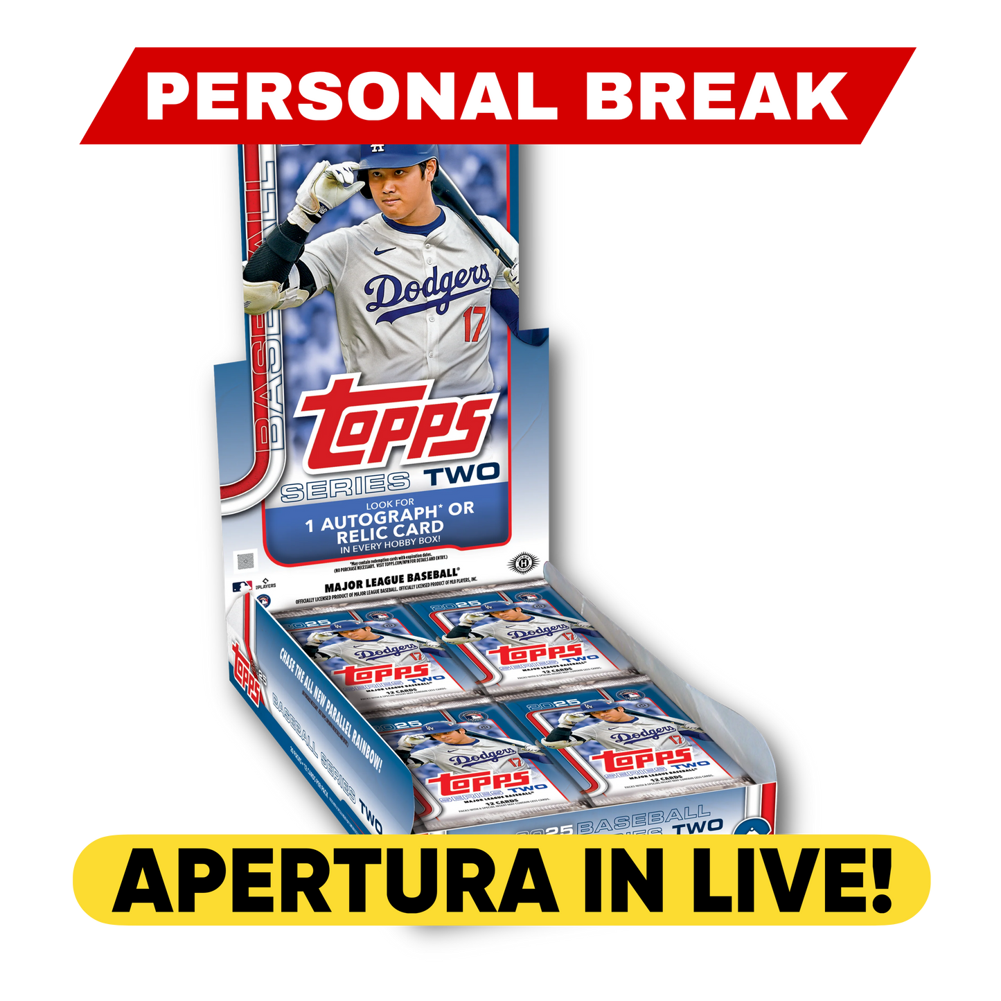 2025 Topps Series Two Baseball Hobby Box - LIVE BREAKING