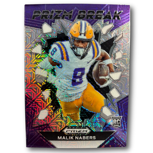 MALIK NABERS - 2024 Prizm Draft Picks /25 Mojo Prizm Break RC
