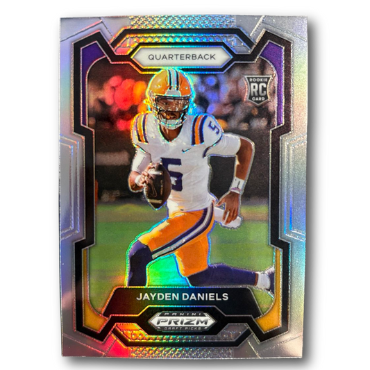 JAYDEN DANIELS - 2024 Prizm Draft Picks Silver RC