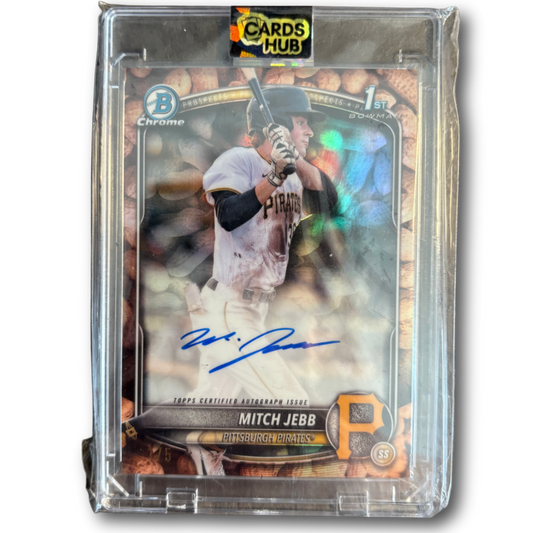 MITCH JEBB - 2025 Bowman Chrome 1st Auto /5 Snack Pack SSP
