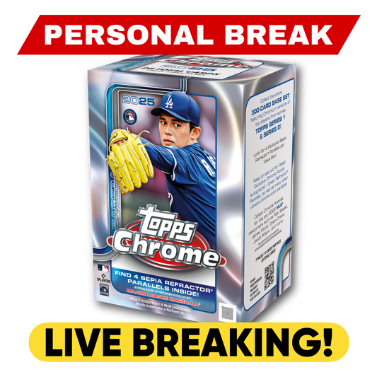 2025 Topps Chrome Baseball Value Box - LIVE BREAKING