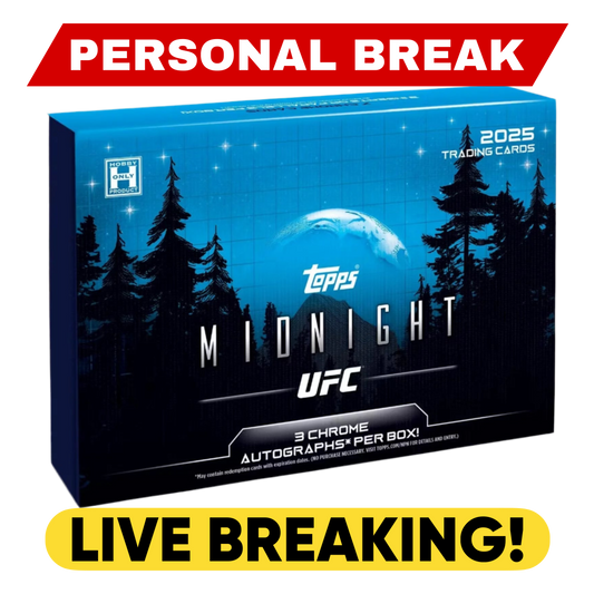 2025 Topps Midnight UFC Hobby Box - LIVE BREAKING