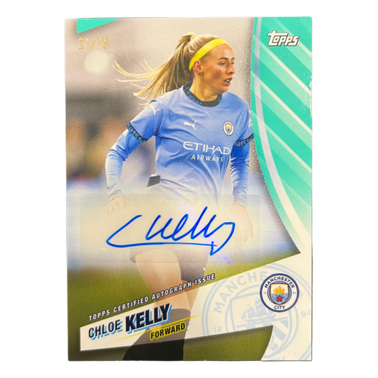 Chloe Kelly - 2024/25 Topps Blue Moon Manchester City Auto /75