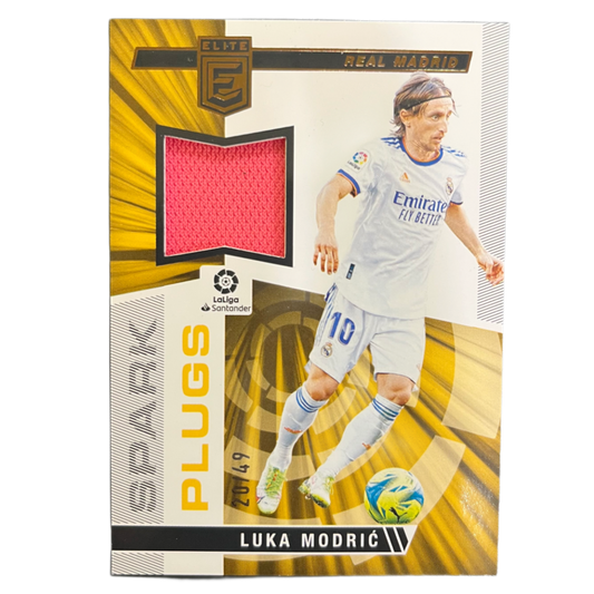 Luka Modric - 2021/22 Panini Donruss Élite LaLiga /49 Patch Relic