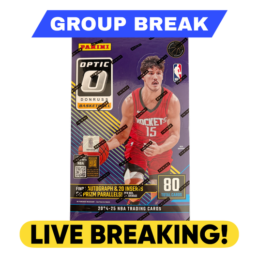 24/25 Panini Donruss Optic Basketball Hobby Box - Pick Your Team - LIVE BREAKING (08/09/2025)