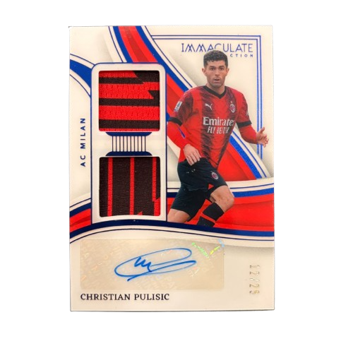 PULISIC - 2023/24 Panini Immaculate /25 Auto Dual Patch